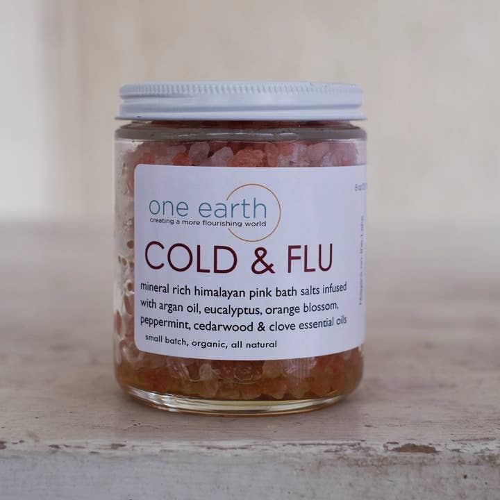Argan Oil Bath Salt Soak- BREATHE (Cold & Flu) for wholesale by One Earth