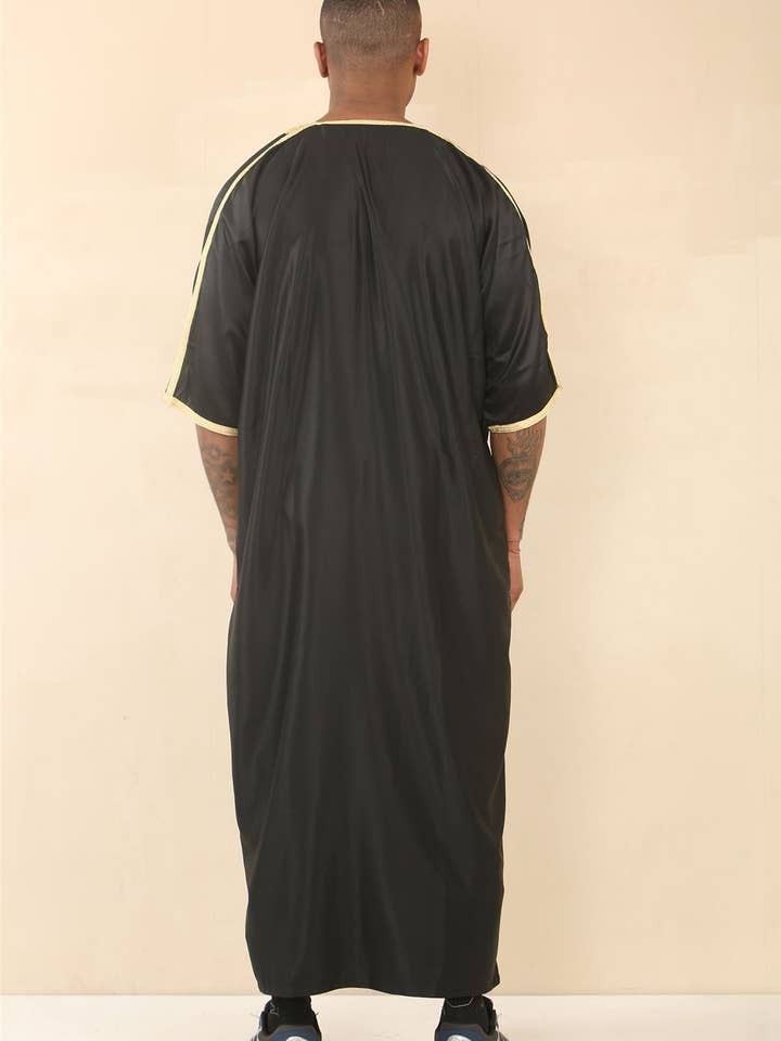 Infinity Leather (Upperclass Fashions Ltd) - Vente Peignoir – homme - Djellaba Jubba Robe Marocaine pour Homme Eid14
