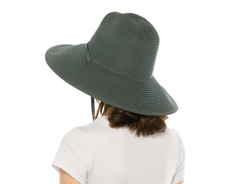 DNMC - Vente Chapeau de paille – femme - Grands chapeaux de protection solaire - Chapeau de sauveteur - 4 couleurs !4