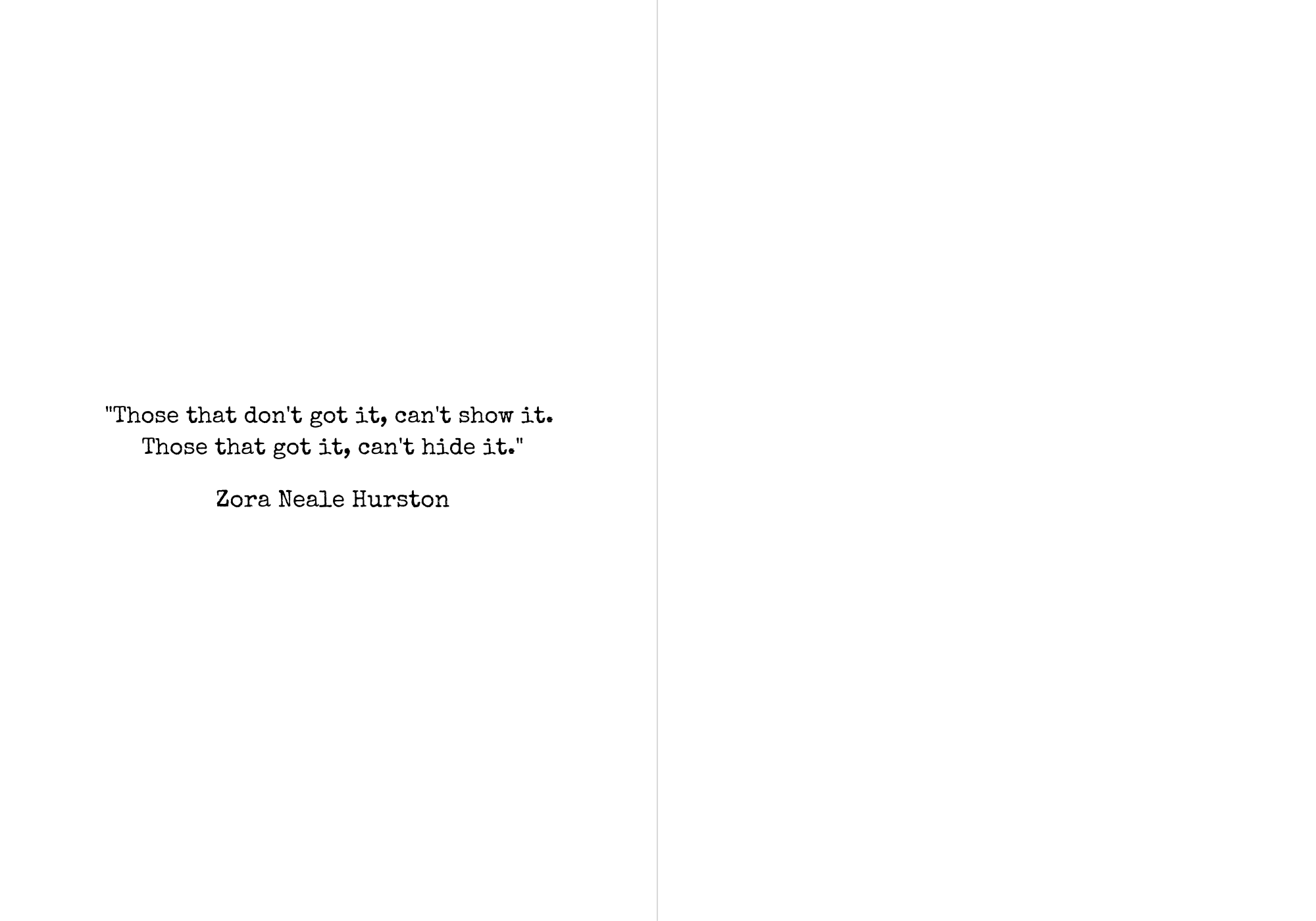 CheerNotes Greeting Cards & Stationery - Wholesale Everyday Greeting Card - Zora Neale Hurston - Iconic Black Author Art Card, Book Lovers1