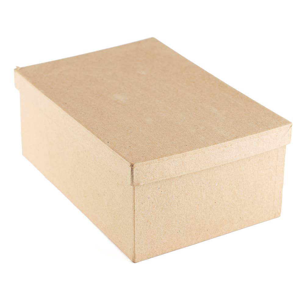 Factory Direct Craft - Wholesale Gift Box - Pre-Made Rectangle Paper Mache Box -  7-1/2" x 5" x 3"3