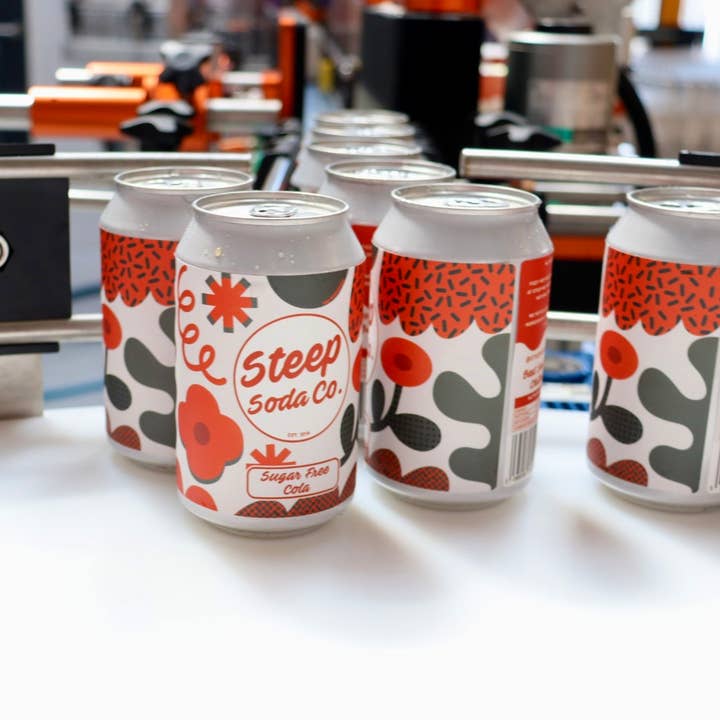 Sugar Free Cola for wholesale by Steep Soda Shop