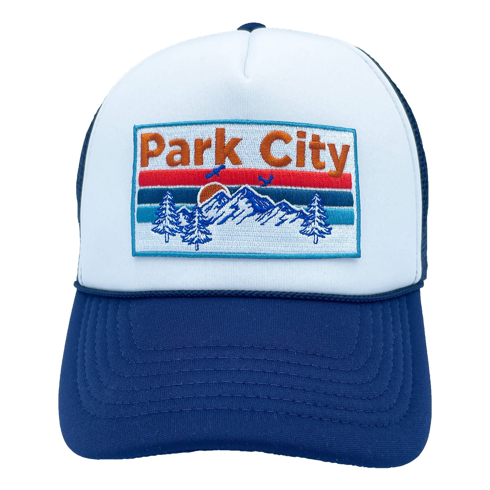 Hey Mountains - Wholesale Trucker Hat - Unisex - Park City, Utah Trucker Hat - Retro MTN4