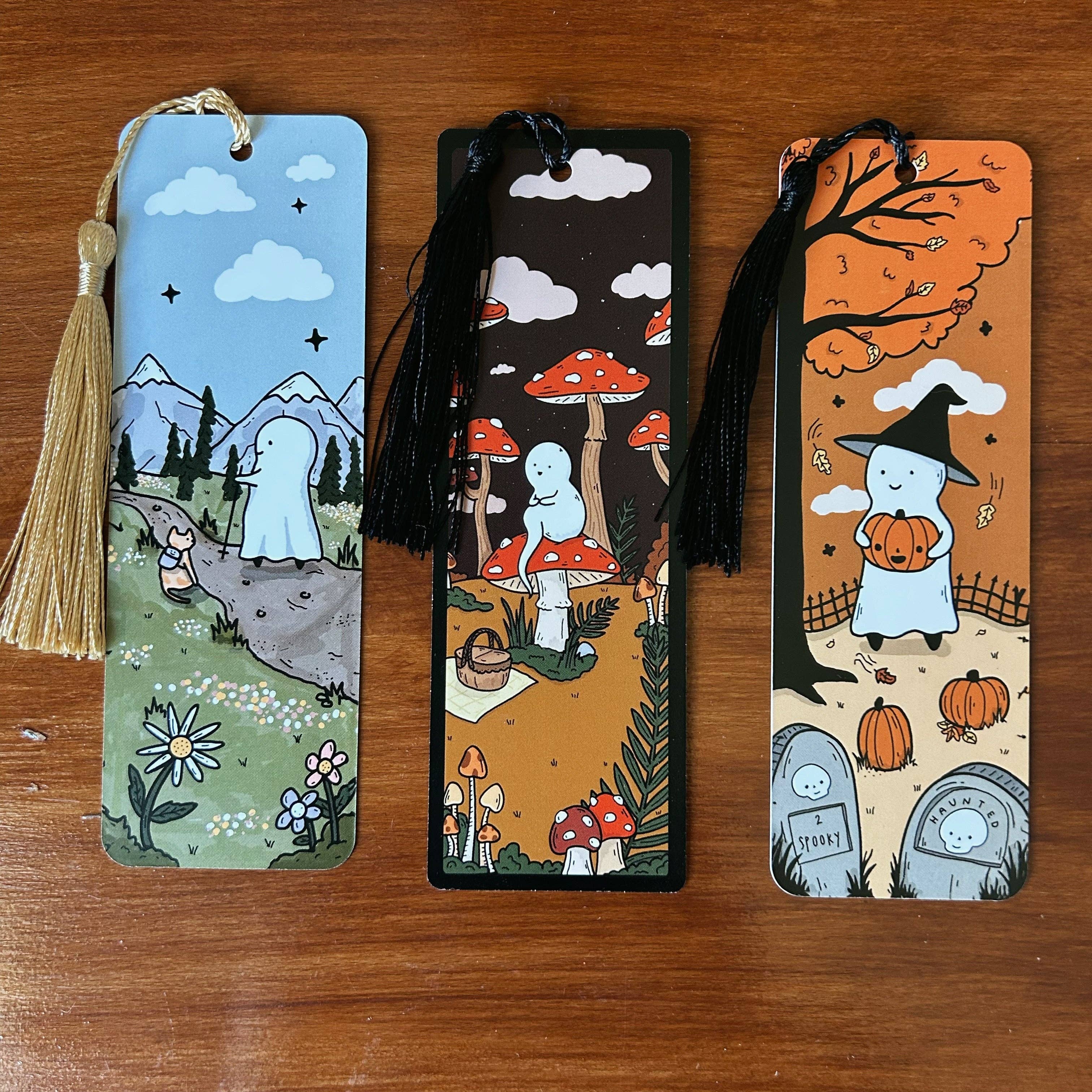 Little Spooky Studio - Wholesale Bookmark - Cemetery Bookmark4