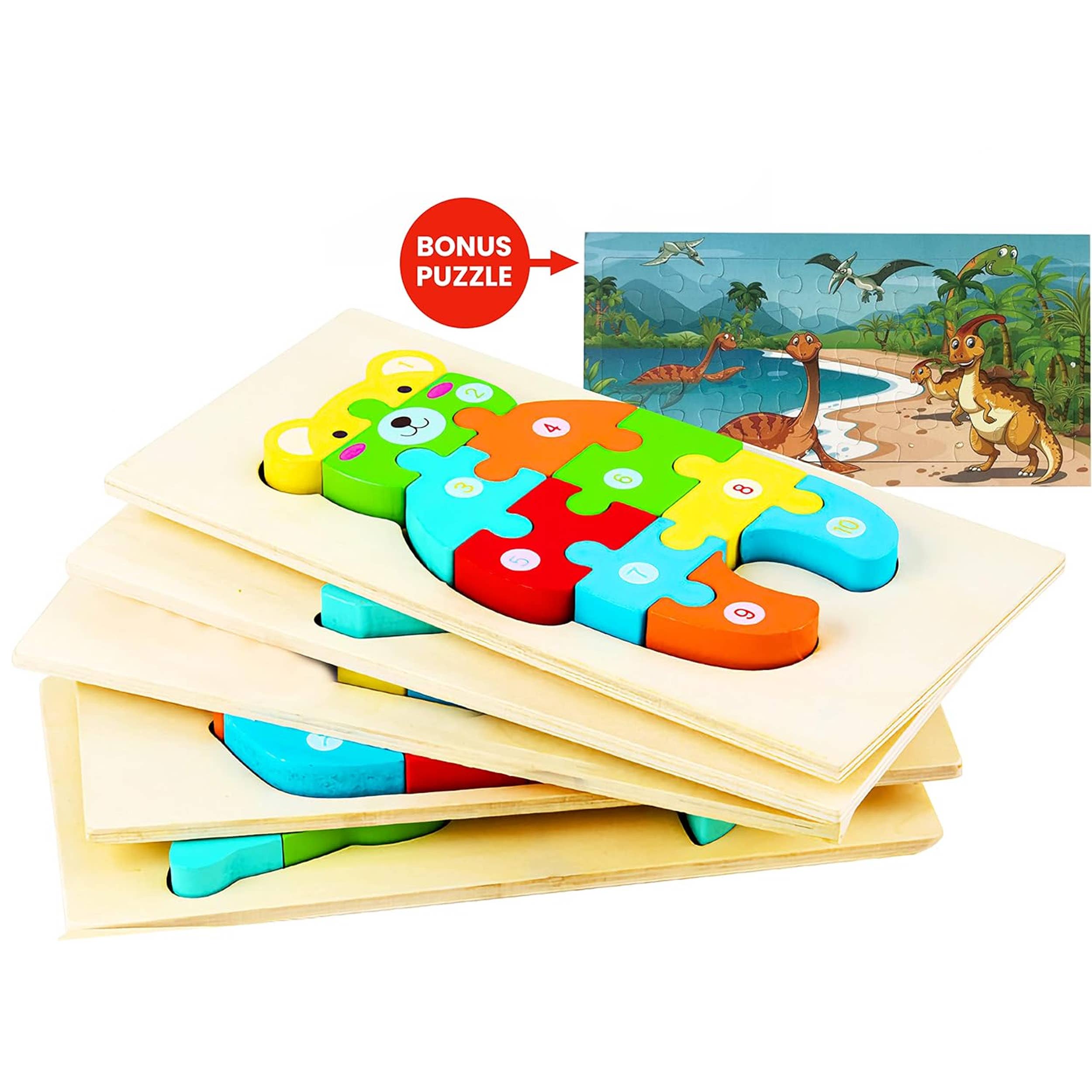 Toyarina - Wholesale Puzzle - Kids - Educational Wooden Puzzle - Back to School - in bulk1