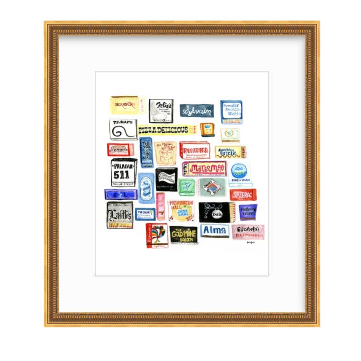 Matchbooks of New Orleans I for wholesale by Studio Scinto