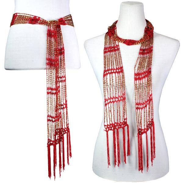 The Magic Scarf Company - Wholesale Scarf - Women's - 1755 - Shanghai Beaded Scarves/Sash39