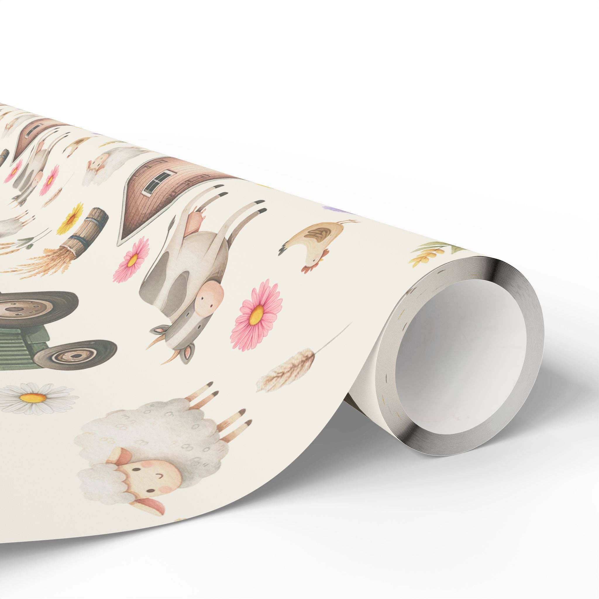 Lokipawz - Wholesale Flat Wrap - Cute Barnyard Gift Wrap5