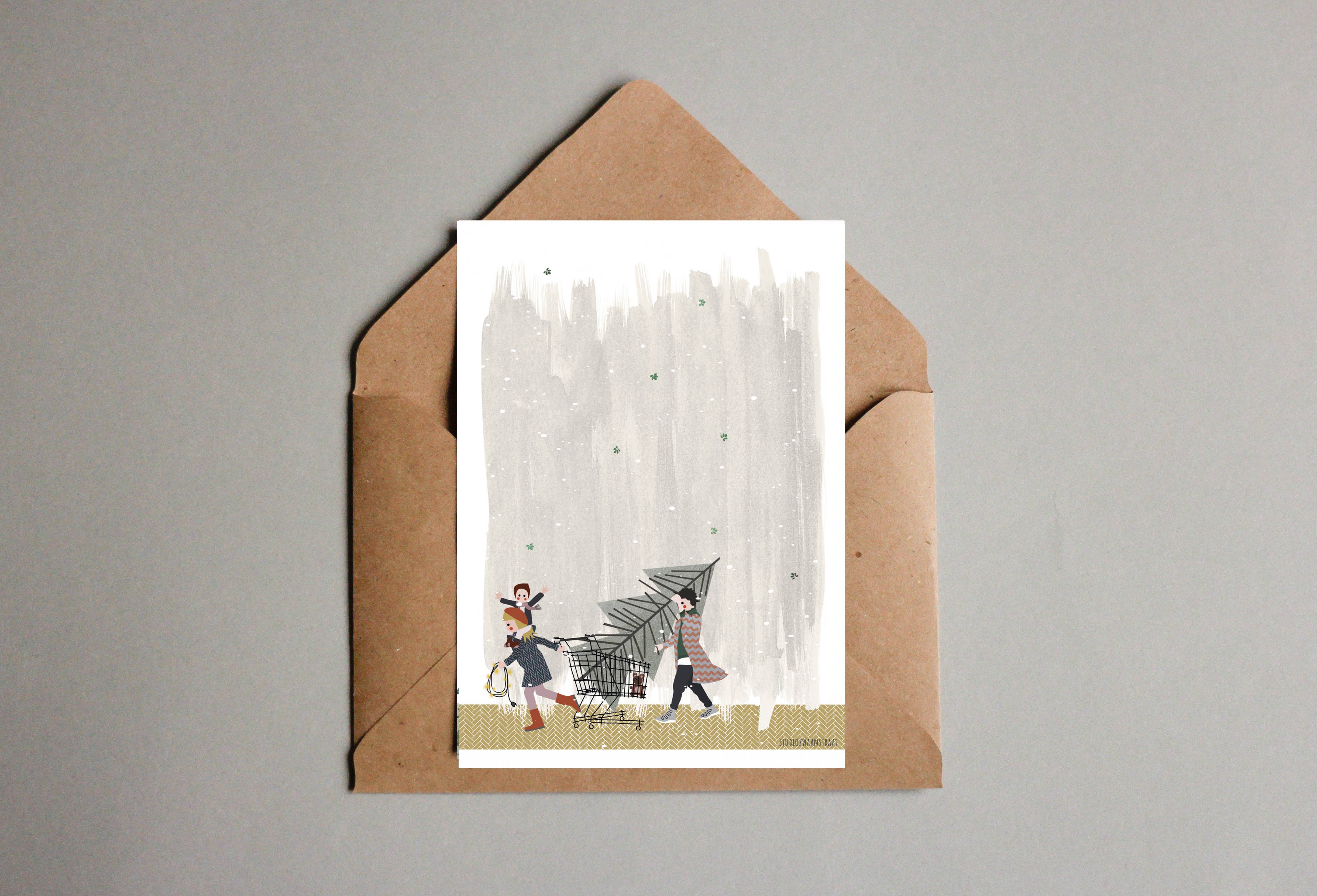 STUDIOZWAANSTRAAT - Vente Cartes postales - carte postale - série Noël - panier3