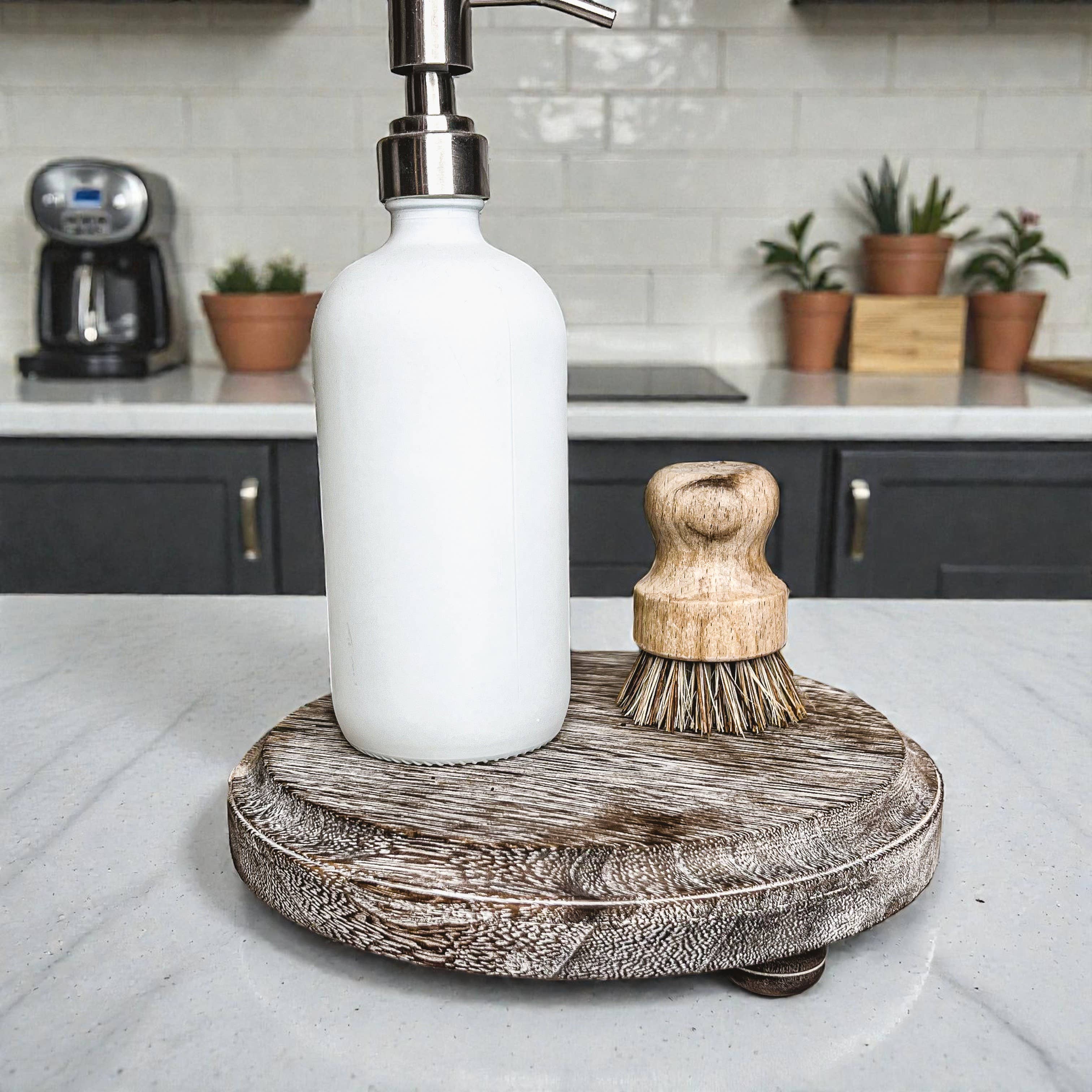 Gia Roma - Wholesale Decoratief dienblad - Ronde houten standaard en sierbord voor tafeldecoratie17