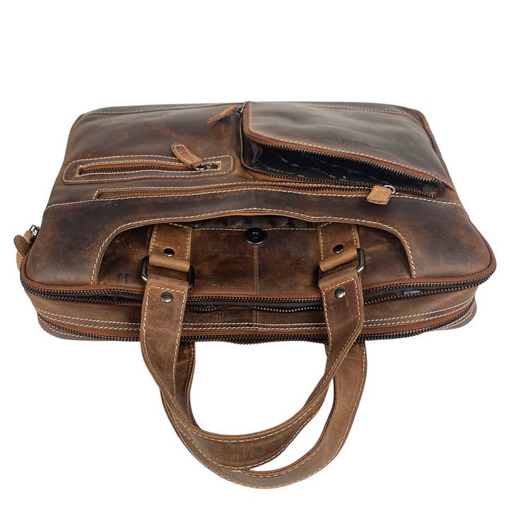 Arrigo – Großhandel Laptoptasche – Unisex – Arrigo Buffalo-Leder Aktentasche für Laptop 15,6 Zoll – 3 Farben19