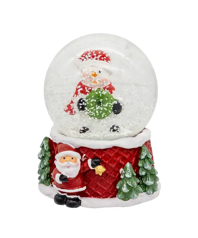 Kurt S. Adler, Inc. - Wholesale Ornament - 45mm Santa/Snowman Water Globes 3 Assorted#8