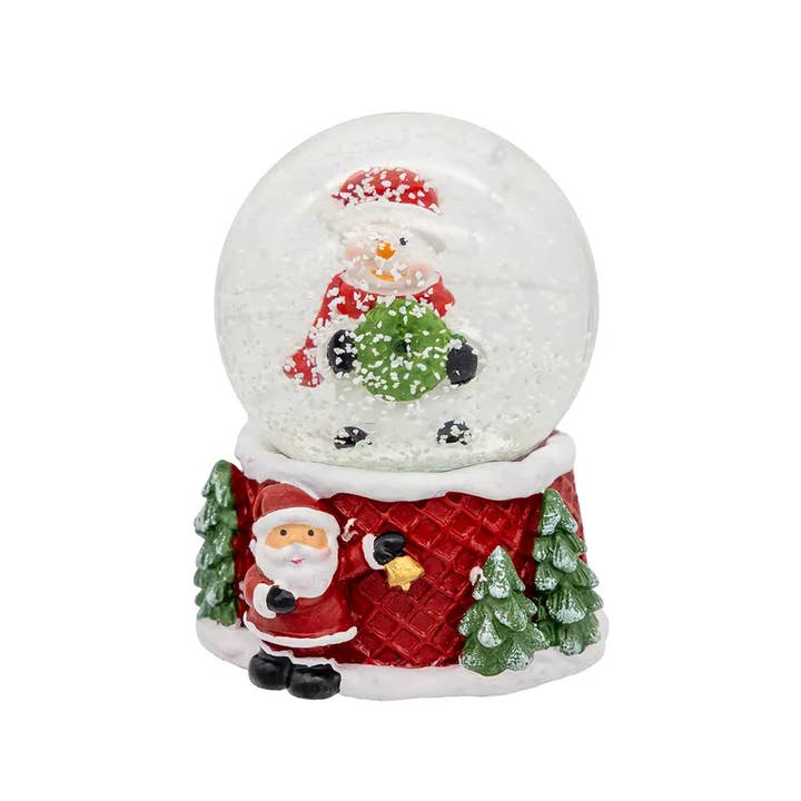 Kurt S. Adler, Inc. - Wholesale Ornament - 45mm Santa/Snowman Water Globes 3 Assorted#8