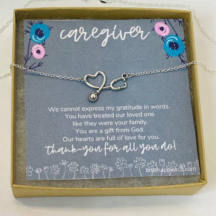 Little Happies Co - Wholesale Keychain - Women's - Gift for caregiver, caregiver gift, sitter gift, gift for nurse, hospice gift, thank you gift for caregiver, caretaker gift, nursing home