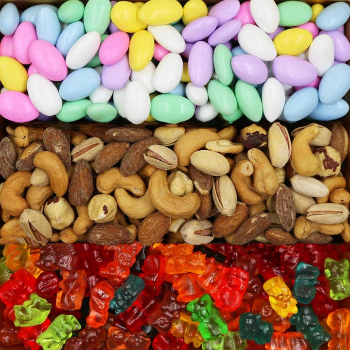 First Choice Candy - Wholesale Gift Box - Deluxe Mix Snack Gift Tray: Assorted Nuts Gift Box 3