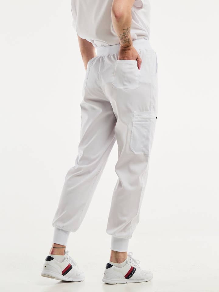 AELIN - Wholesale Healthcare Uniform - Women's - EMMA Jogger - Tenue médicale - Femme - Blanc12