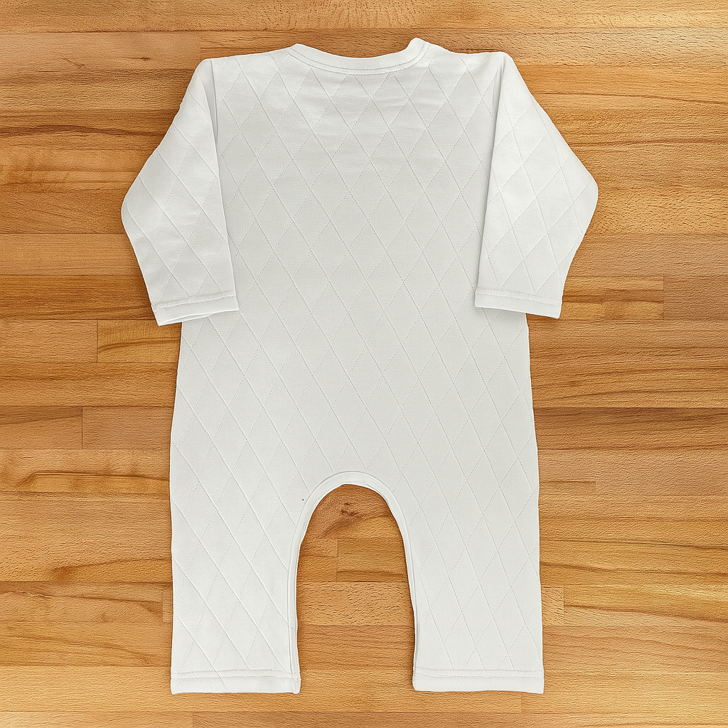 Fennco Styles - Wholesale Jumpsuit - Baby - White-Black Little Bro Cotton Baby Romper1