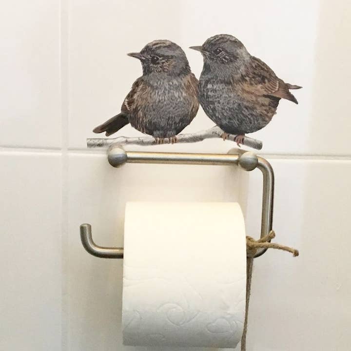 MYRTE - Wholesale Wall Decal/Stickers - Birds in Blue and Brown Illustration Wall Decal1