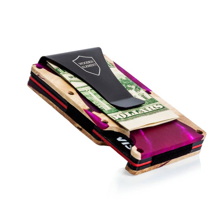 Wooden Element - Wholesale Wallet - Unisex - Wood/Resin Smart Wallets (Assorted pack of 11)