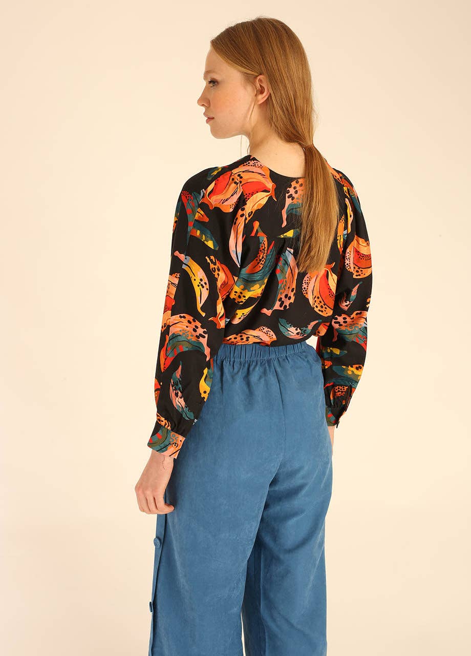 Pepaloves - Wholesale Pants - Women's - PLEATS CULOTTE BLUE3