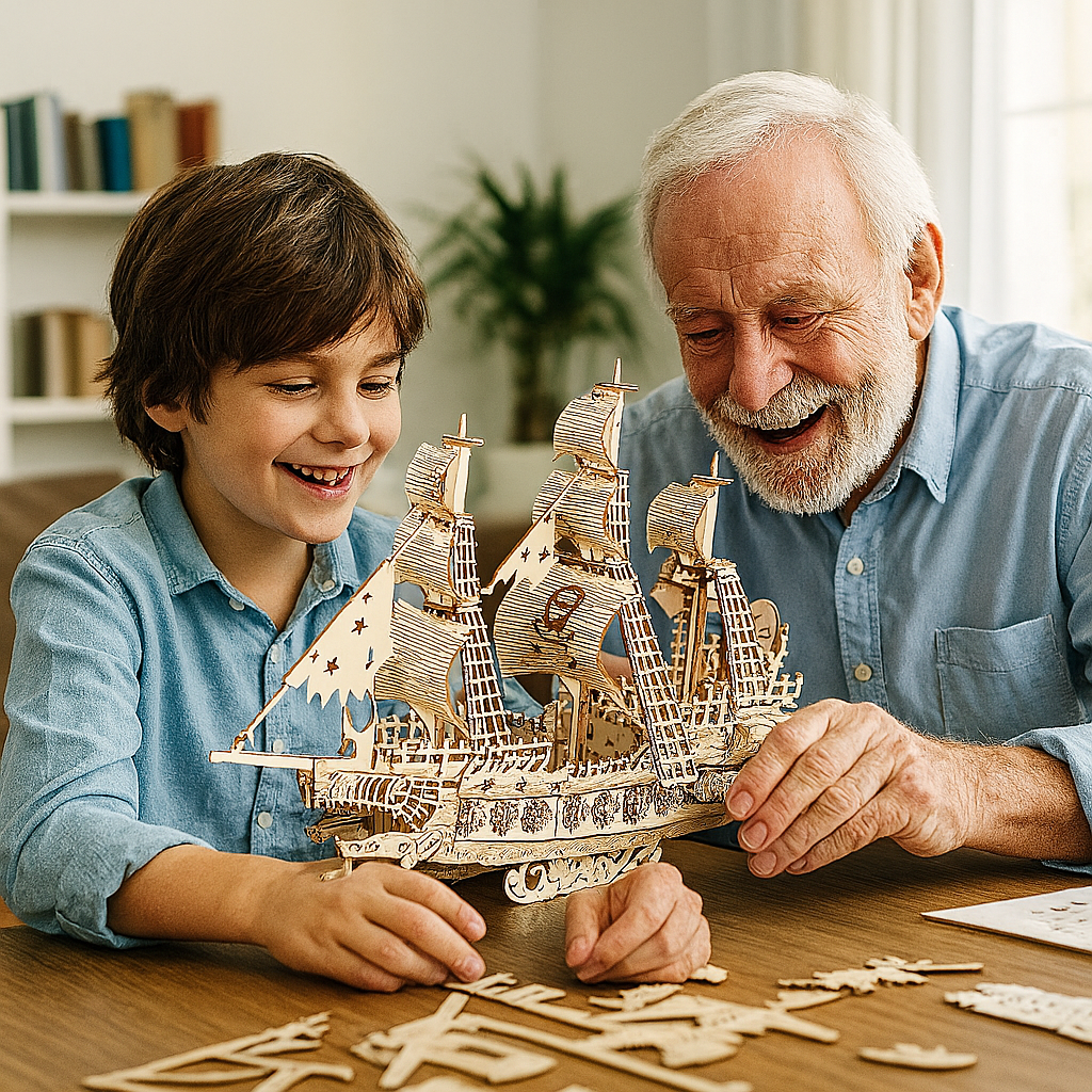 Marissa's Gifts - Wholesale DIY Craft Kit - DIY Model wooden kit Pirate ship2