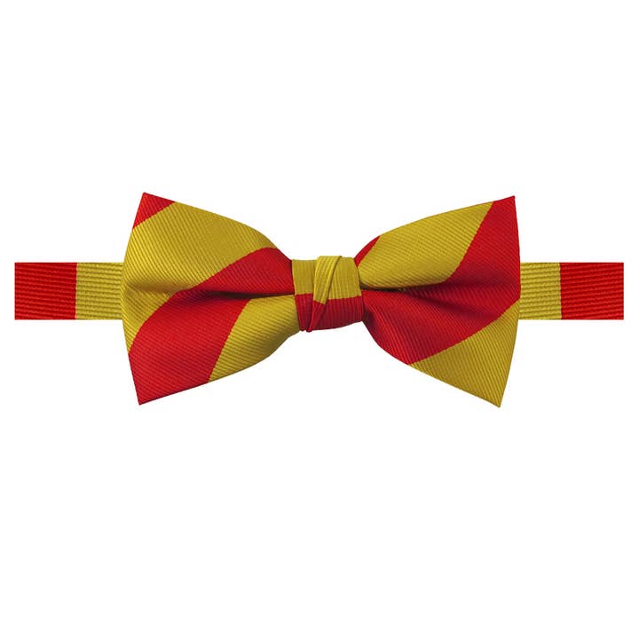 Jacob Alexander - Wholesale Bow Tie - Men's - Men's 1-Inch College Stripe Woven Bow Tie