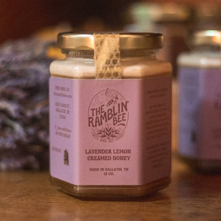The Ramblin' Bee - Wholesale Honey - Lavender Lemon Creamed Honey