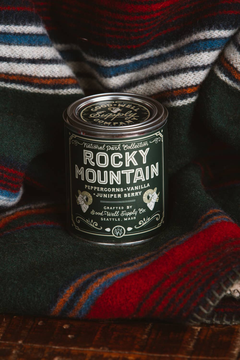 Good & Well Supply Co. - Wholesale Jar/Filled Candle - Rocky Mountain National Park Candle2
