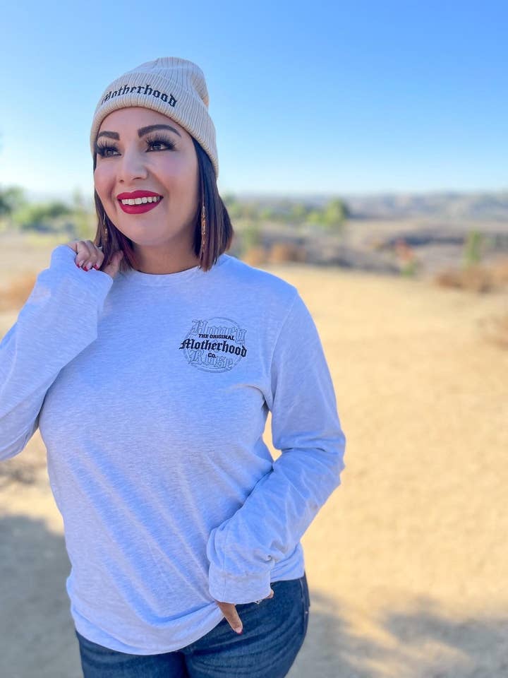 Das Original Mutterschaft Langarmshirt für den Großhandel von Honey & Rose Apparel