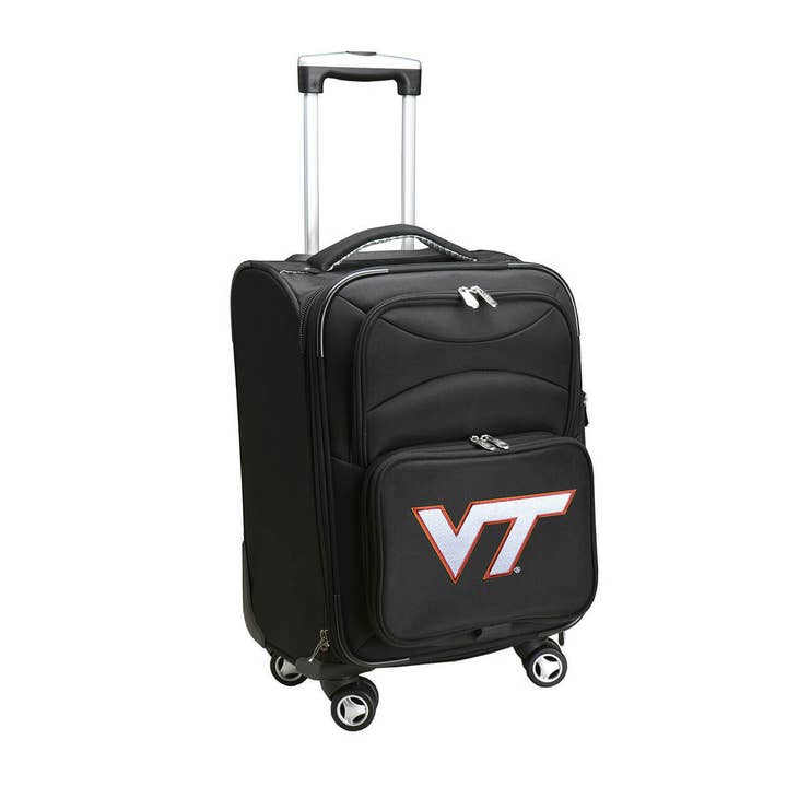 NCAA Virginia Tech Hokies 21" Carry-On Spinner Soft side for wholesale by Mojo Licensing