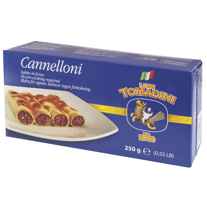 Tomadini Luigi Srl – Engroshandel Pasta – Cannelloni 250G - Tomadini Pasta