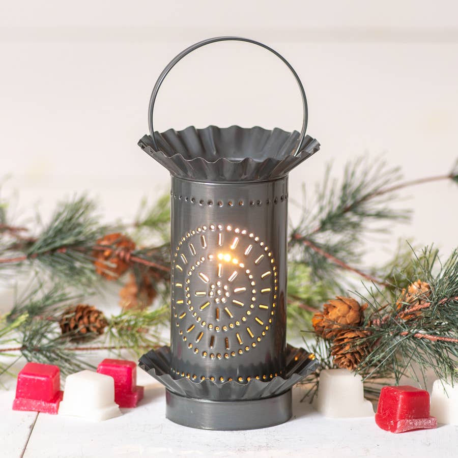 Irvin's Tinware - Wholesale Wax Warmer - Mini Wax Warmer with Chisel in Country Tin1