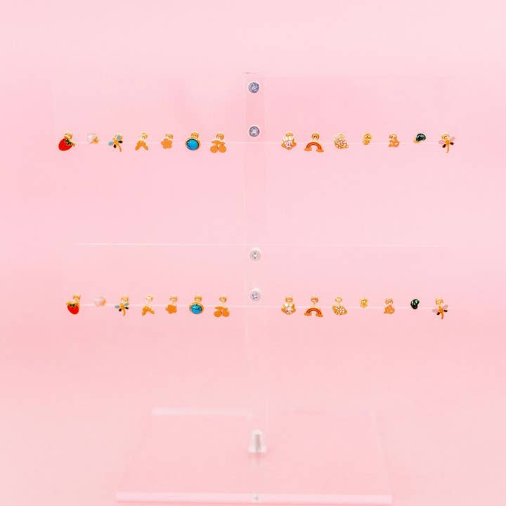 LINNY CO - Wholesale Stud/Post Earrings - Screwback Stud Earrings - Vera Round 8mm6