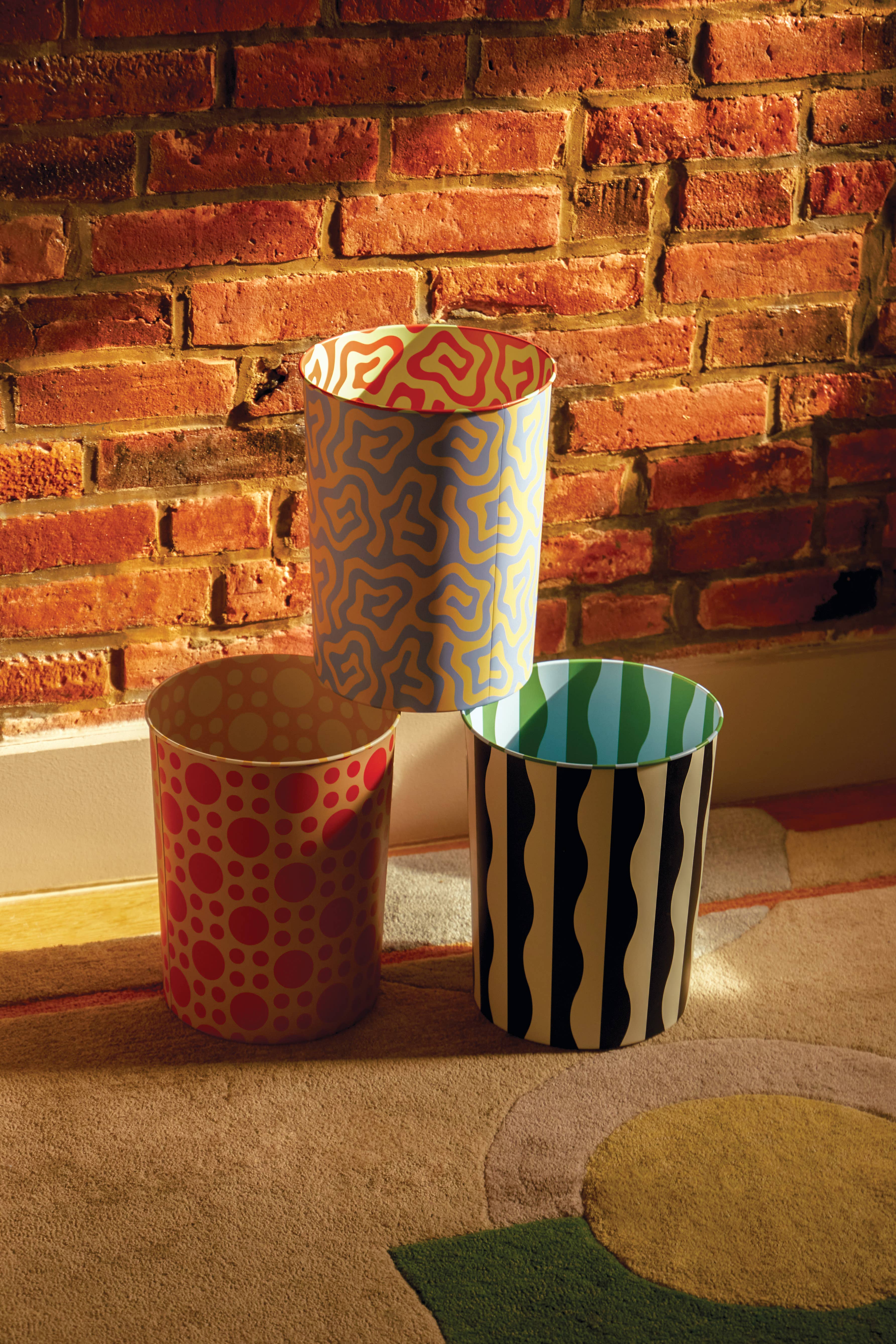 Areaware - Wholesale Trashcan/Trash Bin - Pattern Bin6