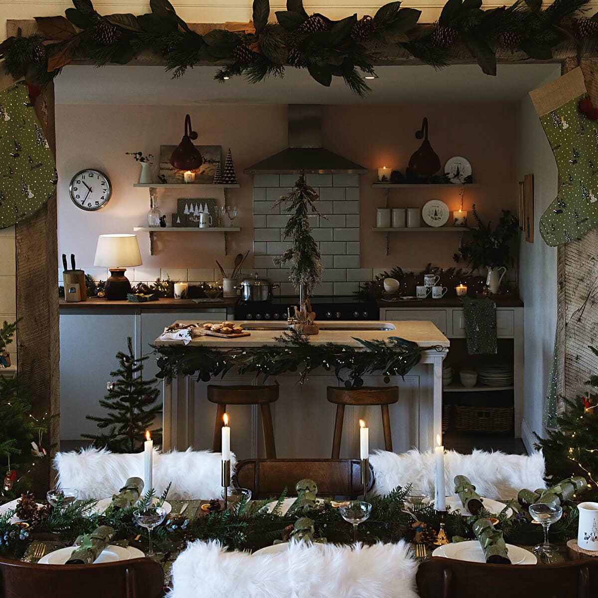 Sophie Allport – wholesale Julstrumpa – Festlig skogsjulstrumpa7