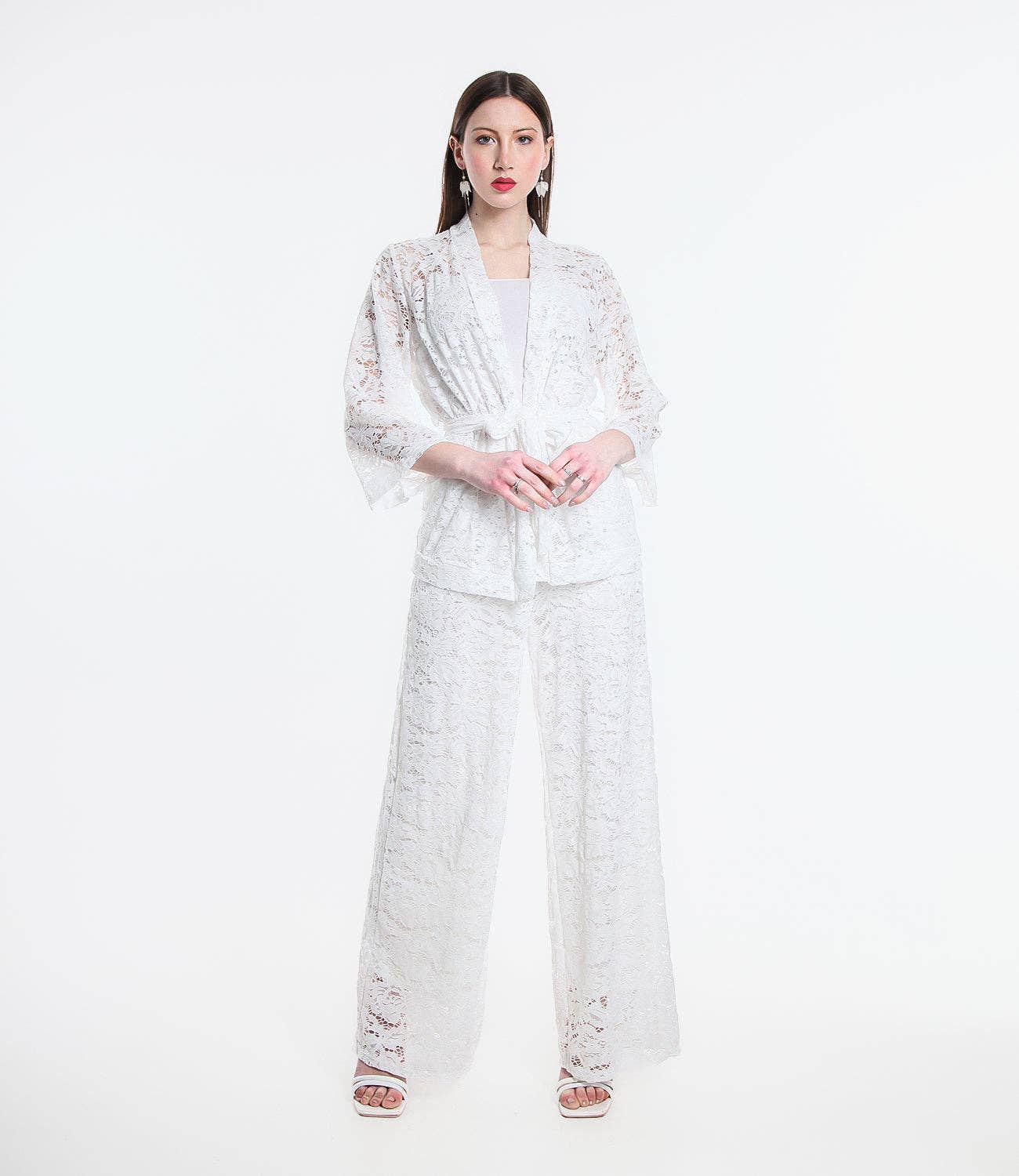 modáh - Vente Kimono – femme - Kimono à ceinture à la taille10