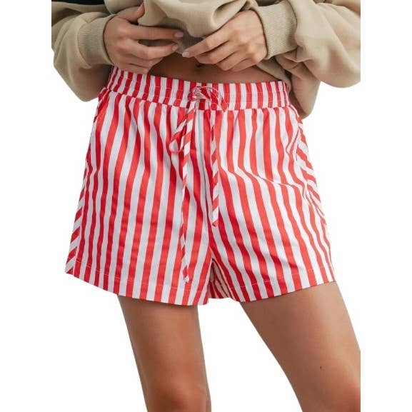 Striped Drawstring Pocket Boxer Shorts Comfort Meets Style f for wholesale by Blue Bunny Inc