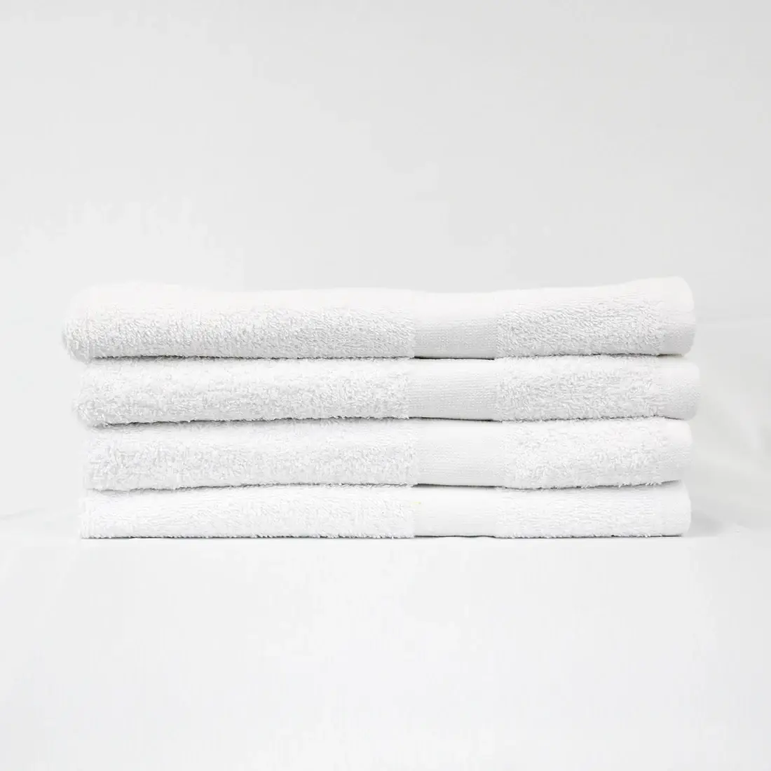 Orimono Elegance - Wholesale Bath Towel - Premium 20x40 |Pack of 12| White Bath Towels – 100% Cotton 1
