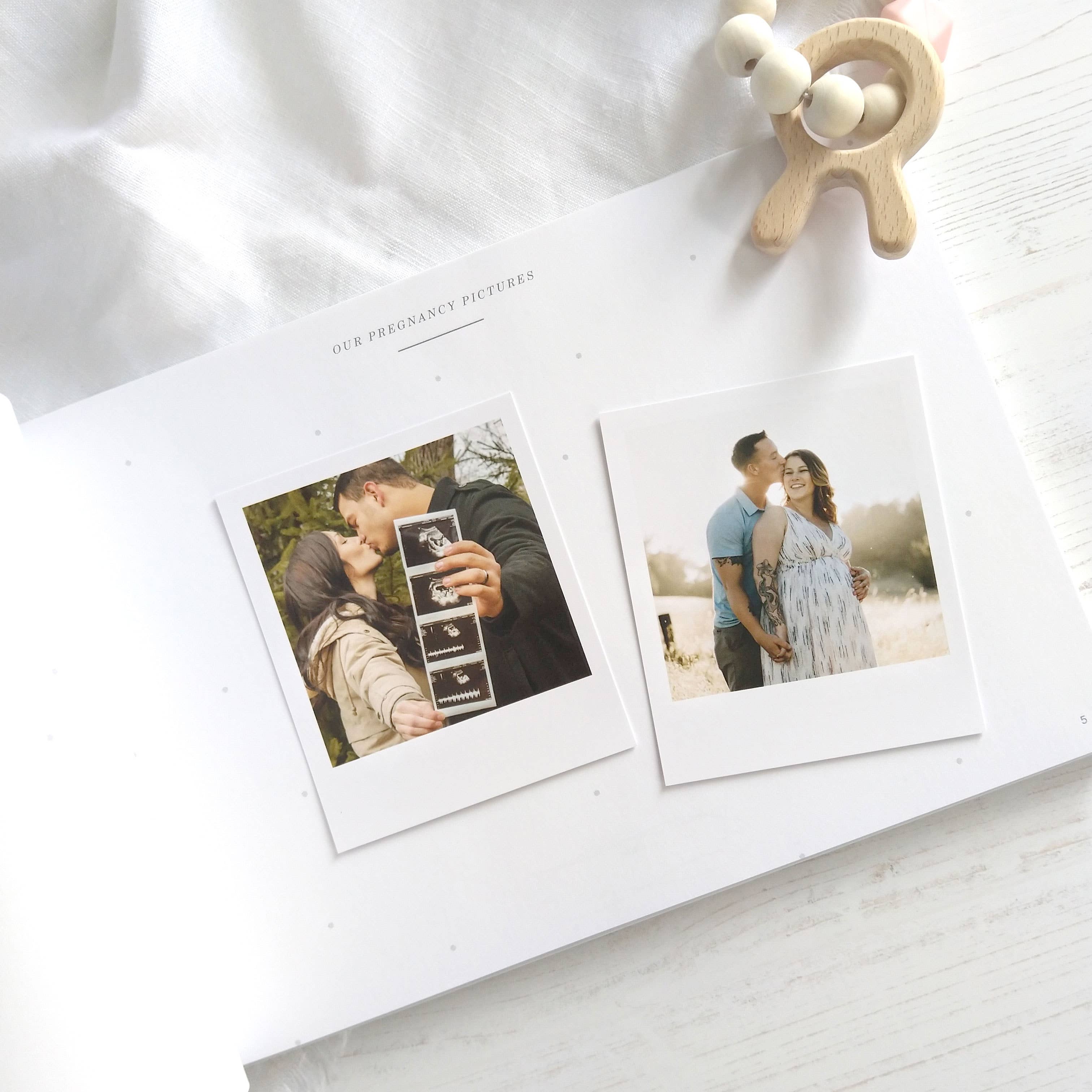 Blush And Gold - Wholesale Dagboek/agenda - Zwangerschap - (Woodland) Baby Journal - aandenken aan het cadeauboek voor nieuwe ouders11