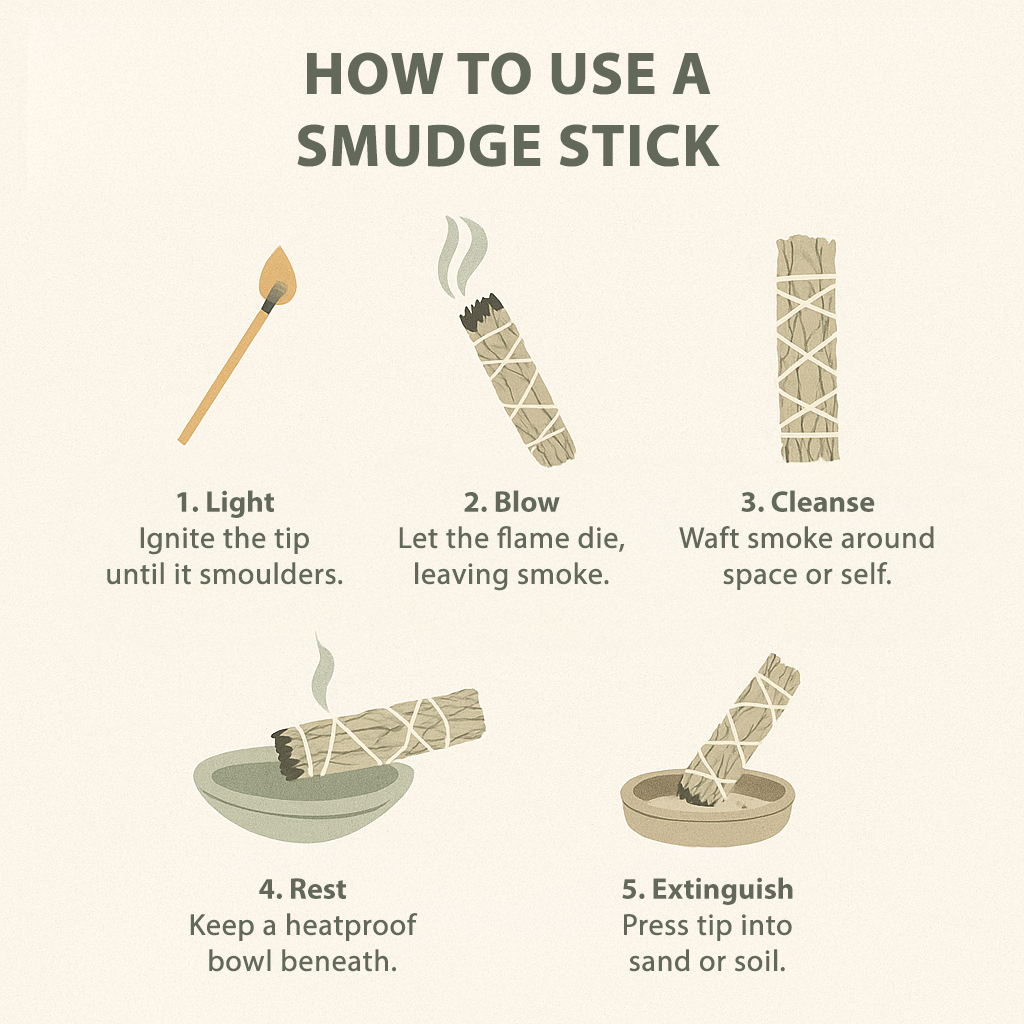 VIE – Engroshandel Røgstift – Slimline røgelsesstav af hvid salvie, 10 cm2