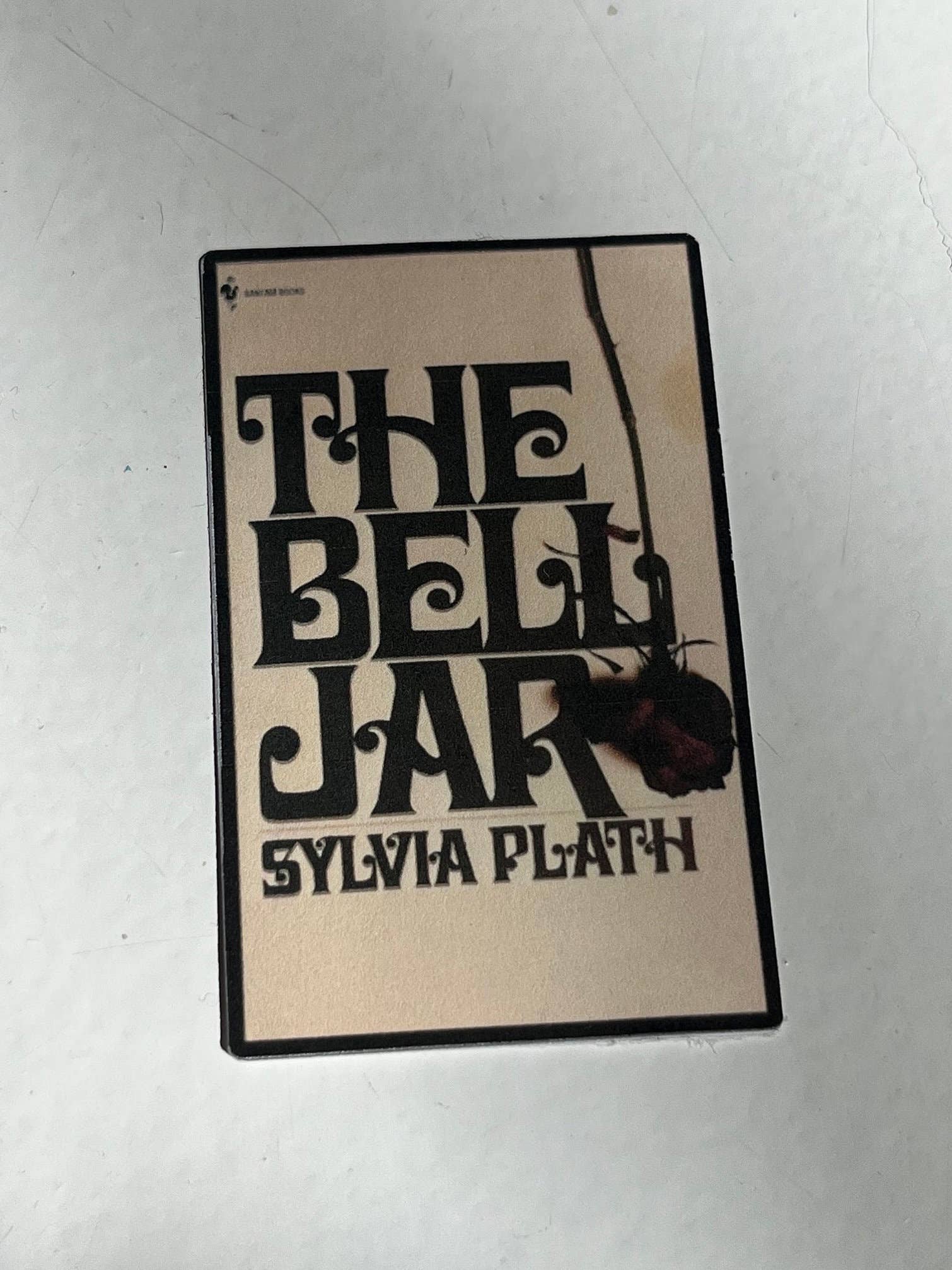 Literary by Ava - Wholesale Sticker - The Bell Jar Sylvia Plath Vintage Book Cover Sticker1