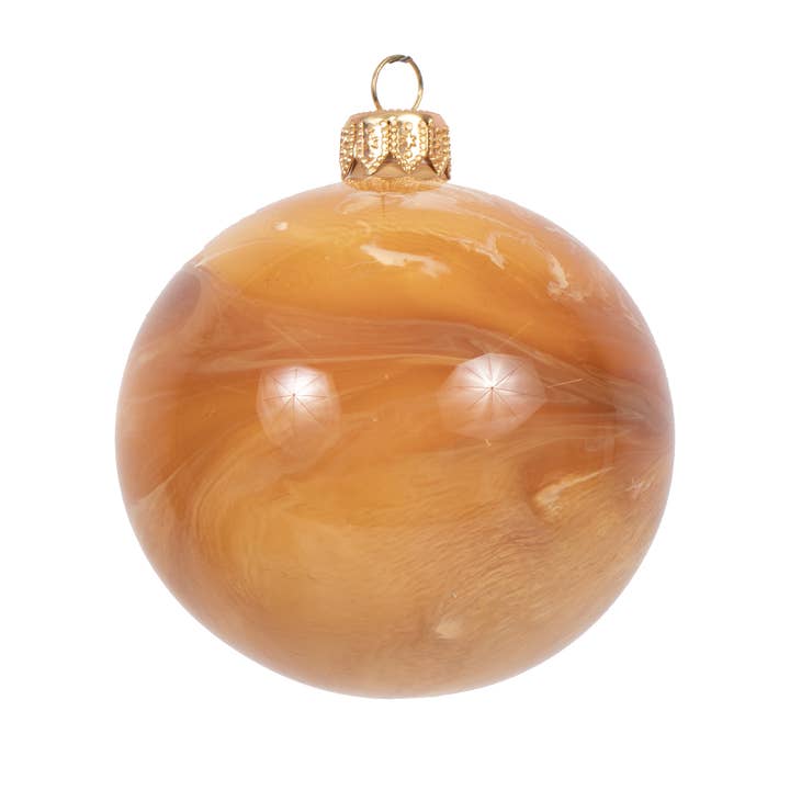 studio THIE - Wholesale Christmas decoration - Molten Glass Christmas Bauble, 8cm2