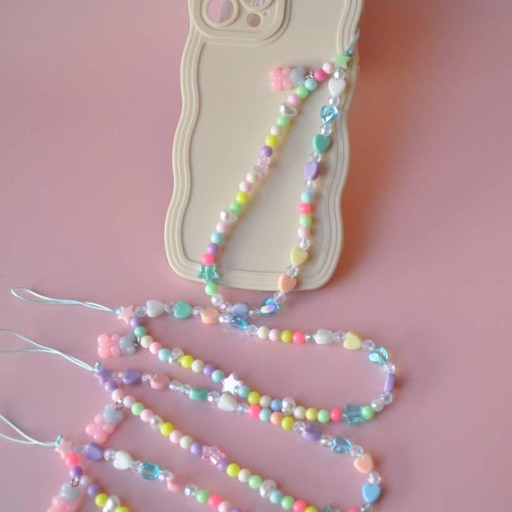 Cinturino per telefono Gummy Bear, Ciondolo per borsa con perline, Cinturino per telefono con perline Y2K per la vendita all'ingrosso da parte di TheMellys