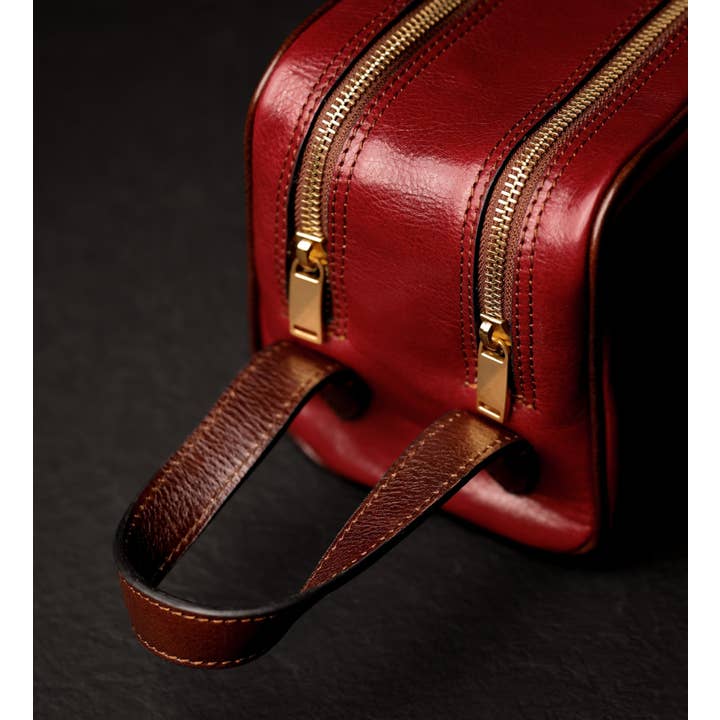 Time Resistance - Wholesale Make-up tas/toilettas - Leren Cosmetica Tas Dopp Kit - All the Kings Men49