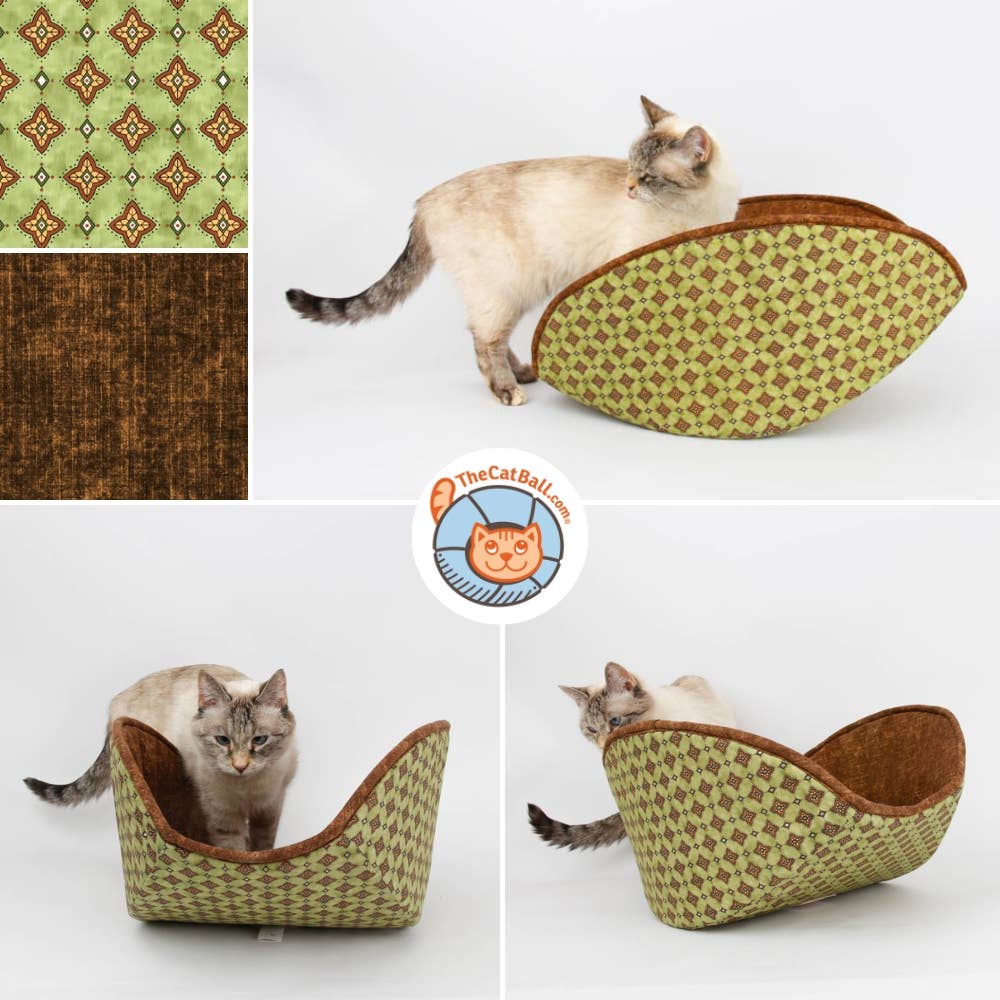 The Cat Ball - Wholesale Pet Bed - Cat/Dog - Jumbo Cat Canoe Bed - Taco-Shaped Nest for Cats and Dogs16
