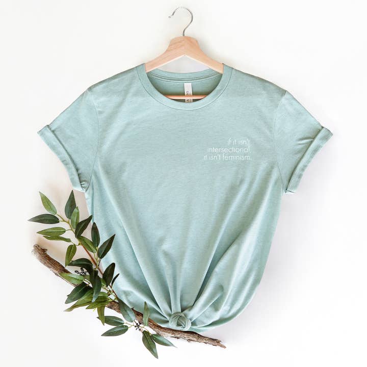a riley creations – Engroshandel T-shirt med print - Dame – hvis det ikke er tværsnit, er det ikke feminisme T-shirt