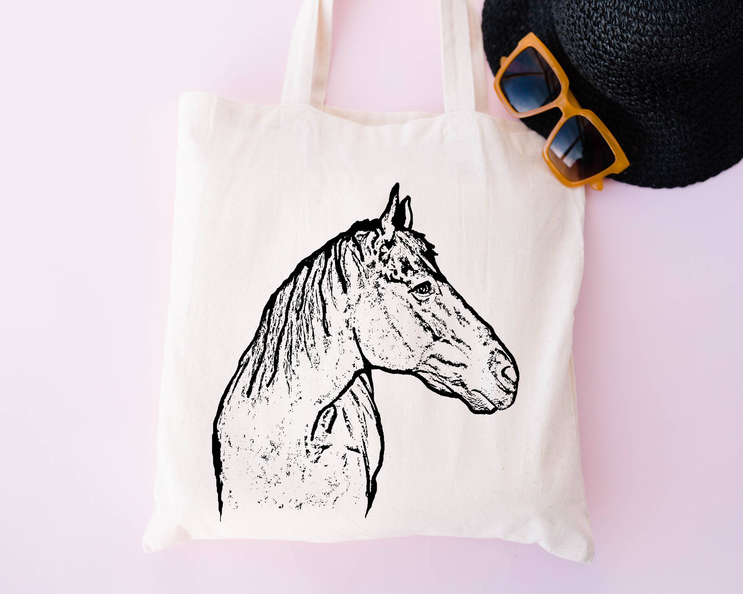 Spicy Kitten Designs - Wholesale Tote Bag - Unisex - Horse Tote Bag4