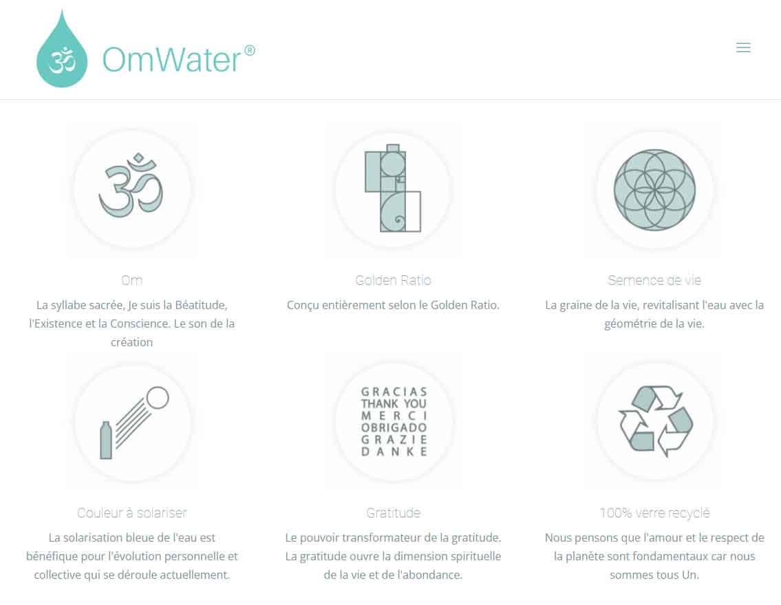 STRUCTWATER FRANCE - Wholesale Water Bottle - OMwater GRATITUDE 123 cl bottle3