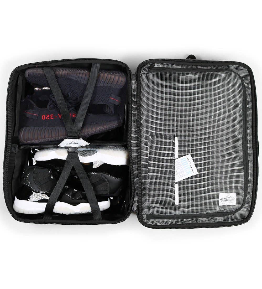 The Shrine - Wholesale Backpack - Unisex - Shrine Sneaker Weekender - Triple Black V35