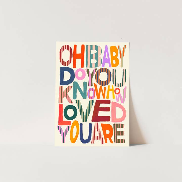 Kate Fox Design – Engroshandel Kunsttryk – Oh Baby, Børnekunsttryk, Børnekunsttryk, (Kopi)2